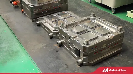 Stampi per casse per l'industria della plastica Stampo per iniezione per cestini di frutta pieghevoli per scatole di pane